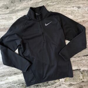 Nike Men’s Black Half-Zip Pullover Fleece Lined